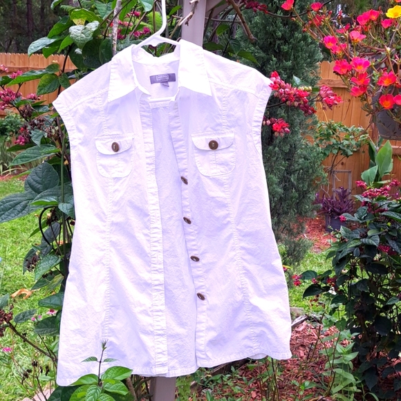 Button-Front Shirt 100% Cotton - Picture 1 of 6